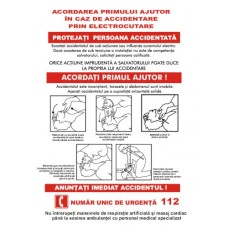 Panou In Caz De Electrocutare Panou In Caz De Electrocutare