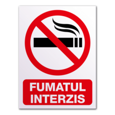 Indicatoare Fumatul Interzis
