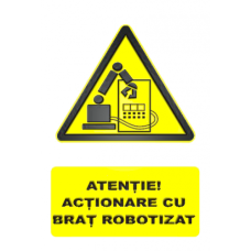 Indicatoare Pentru Utilaje Cu Roboti Indicatoare Pentru Utilaje Cu Roboti