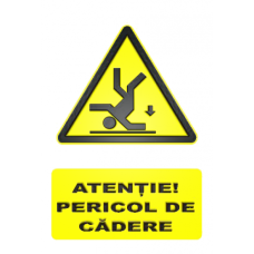 Indicatoare De Avertizare Atentionare Cadere Indicatoare De Avertizare Atentionare Cadere