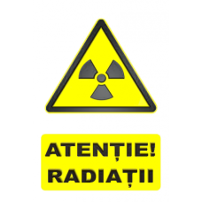 Indicatoare Atentie Radiatii Indicatoare Atentie Radiatii