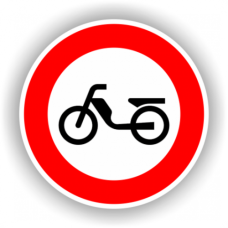 Indicatoare Pentru Accesul Interzis Ciclomotoarelor