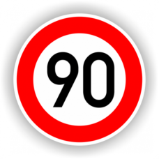 Indicatoare Rutiere 90 Km La Ora Indicatoare Rutiere 90 Km La Ora