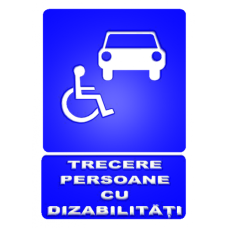 Indicatoare Pentru Trecerea Persoanelor Cu Dizabilitati Indicatoare Pentru Trecerea Persoanelor Cu Dizabilitati