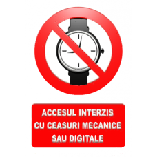 Indicatoare Pentru Interzicerea Cu Ceasuri Indicatoare Pentru Interzicerea Cu Ceasuri