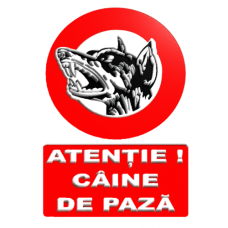 Indicatoare Atentie Caine De Paza Indicatoare Atentie Caine De Paza