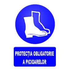 Indicatoare Pentru Protectia Obligatorie A Picioarelor Indicatoare Pentru Protectia Obligatorie A Picioarelor